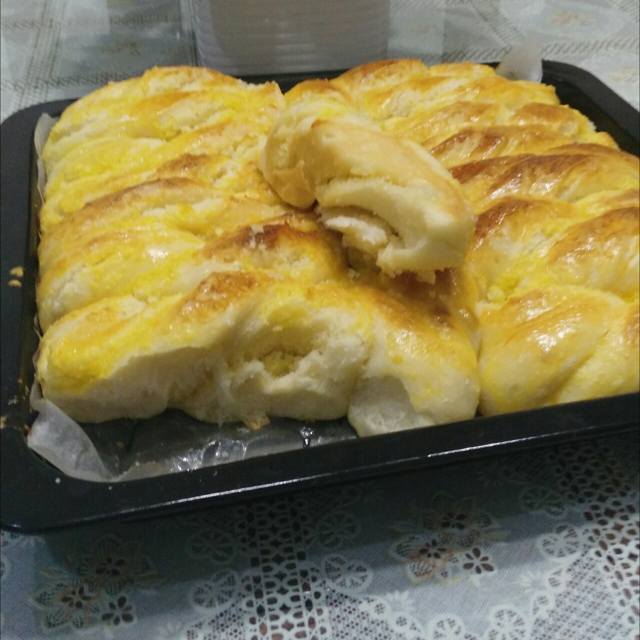 零基础造型-椰蓉小排包 #皮黑森林#