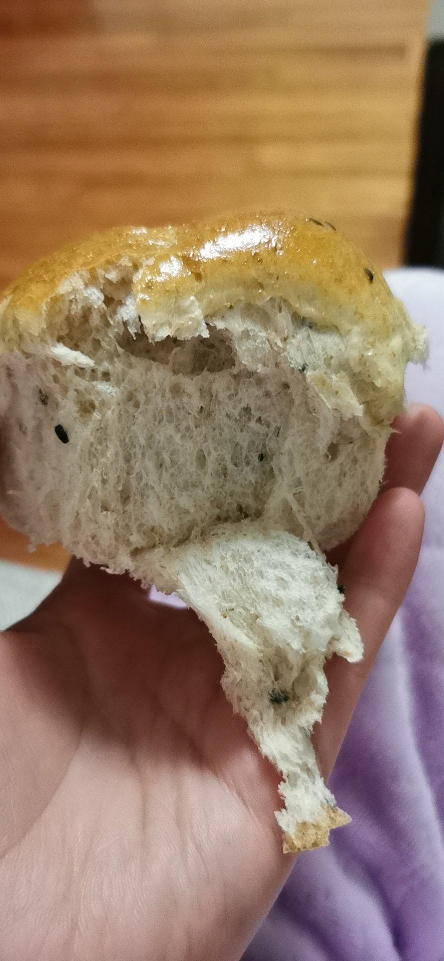 全麦芝麻早餐包健康小面包附带吐司配方