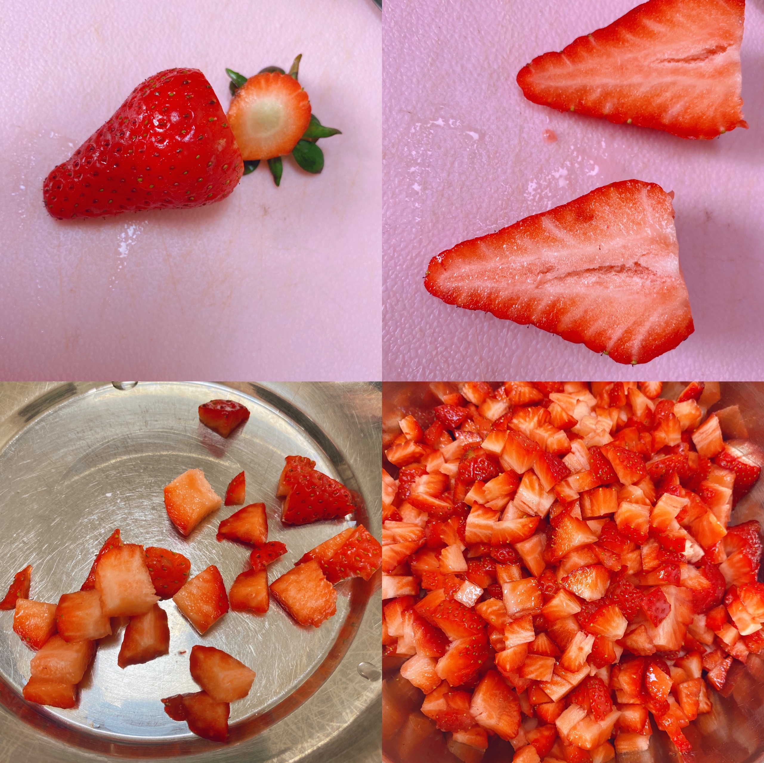 自制草莓酱🍓比超市卖的好吃又健康无添加，百搭还得是酱的做法 步骤2