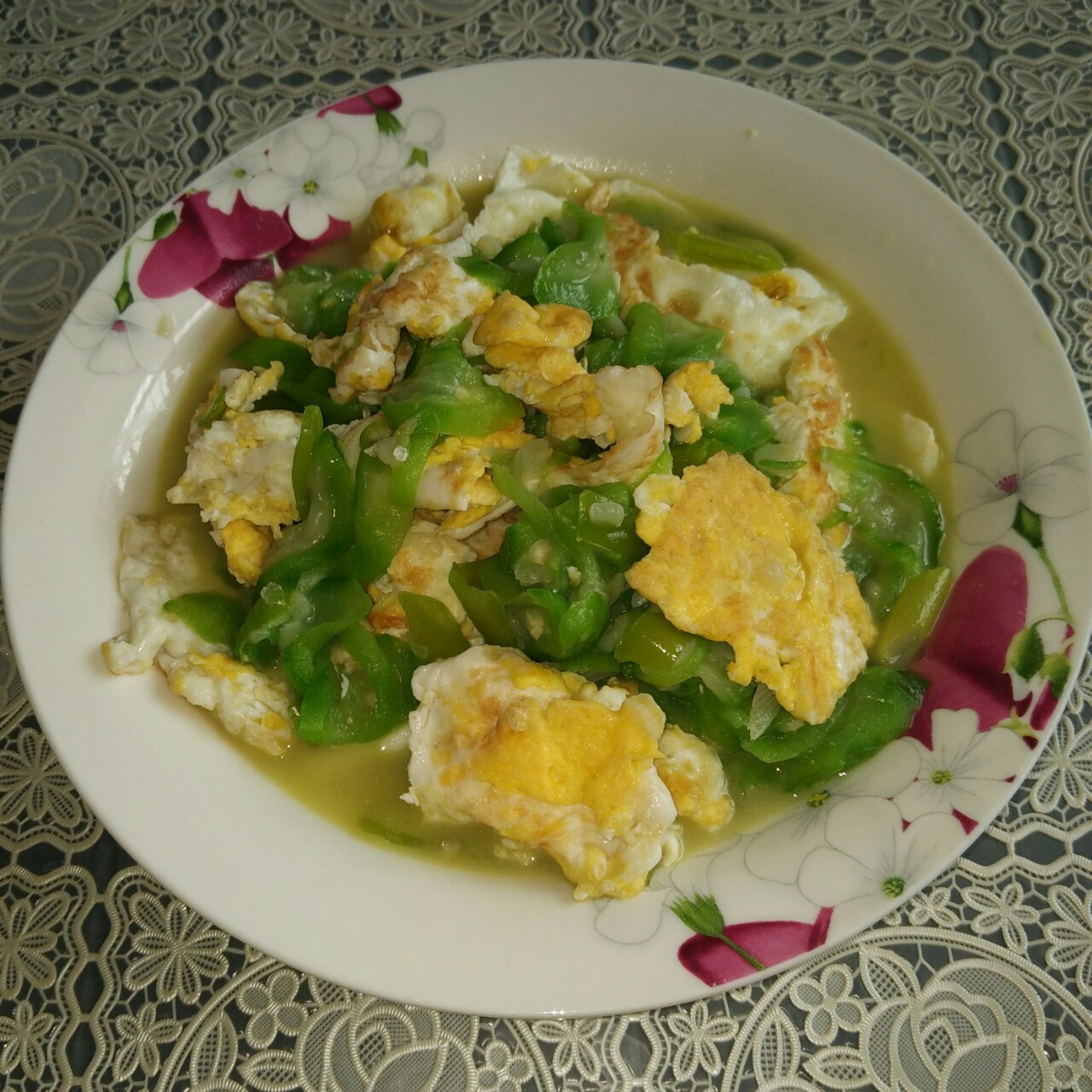 丝瓜炒蛋