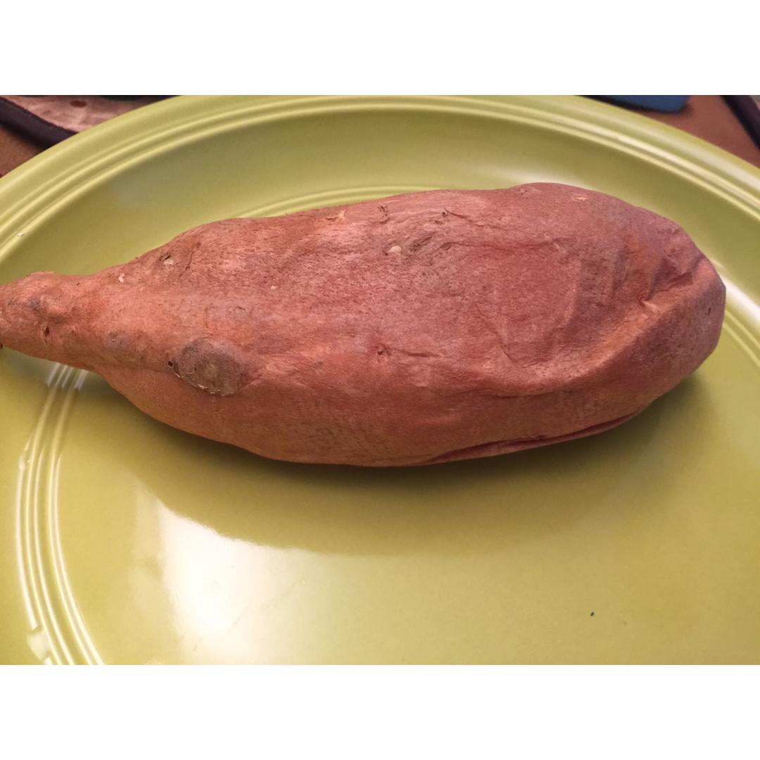 微波炉煮红薯