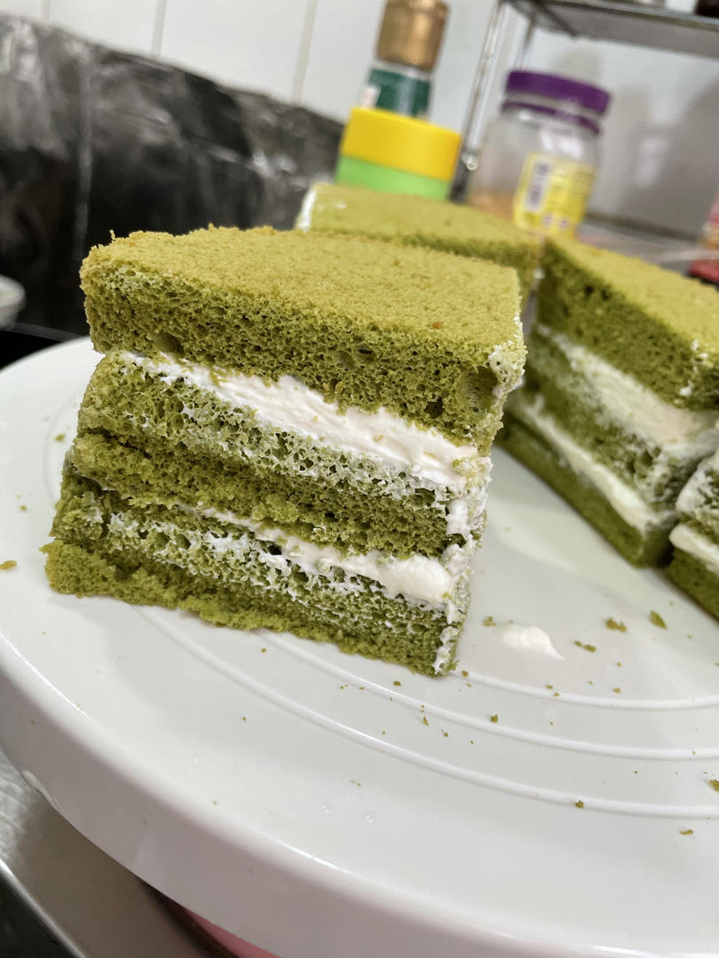 抹茶戚风（6寸加高10厘米）