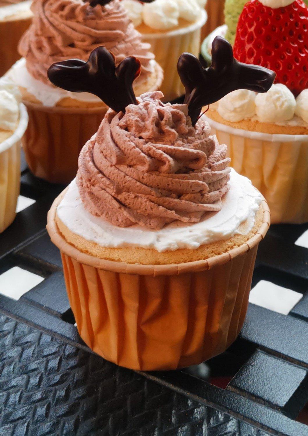 带麋鹿角角的芝士小蛋糕‼️无敌可爱‼️巨好吃