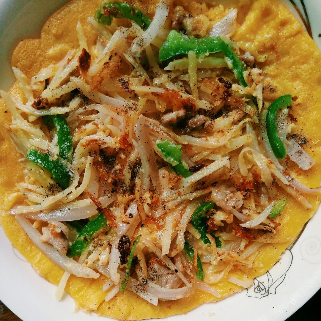 披萨蛋（快速早餐）