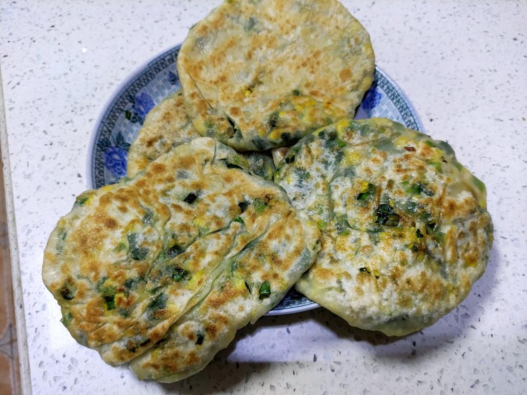 虾皮韭菜鸡蛋馅饼（图文）