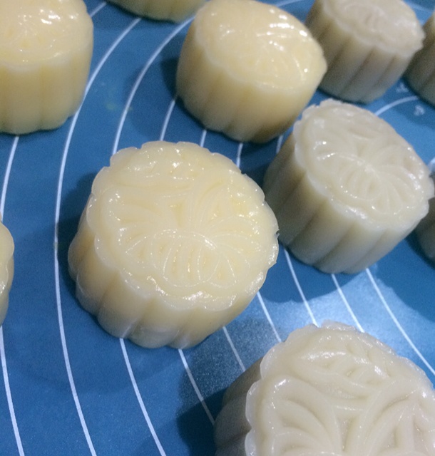 传说中的大班冰皮月饼 终于能尝到啦～