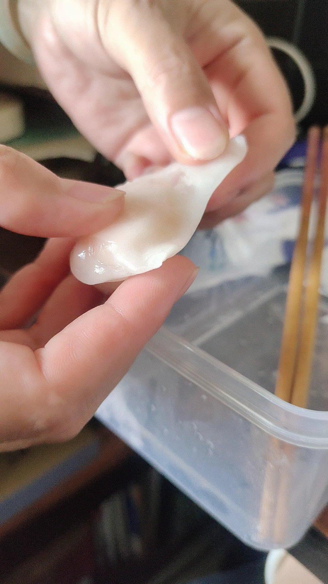 水晶虾饺皮（不破皮的秘诀）