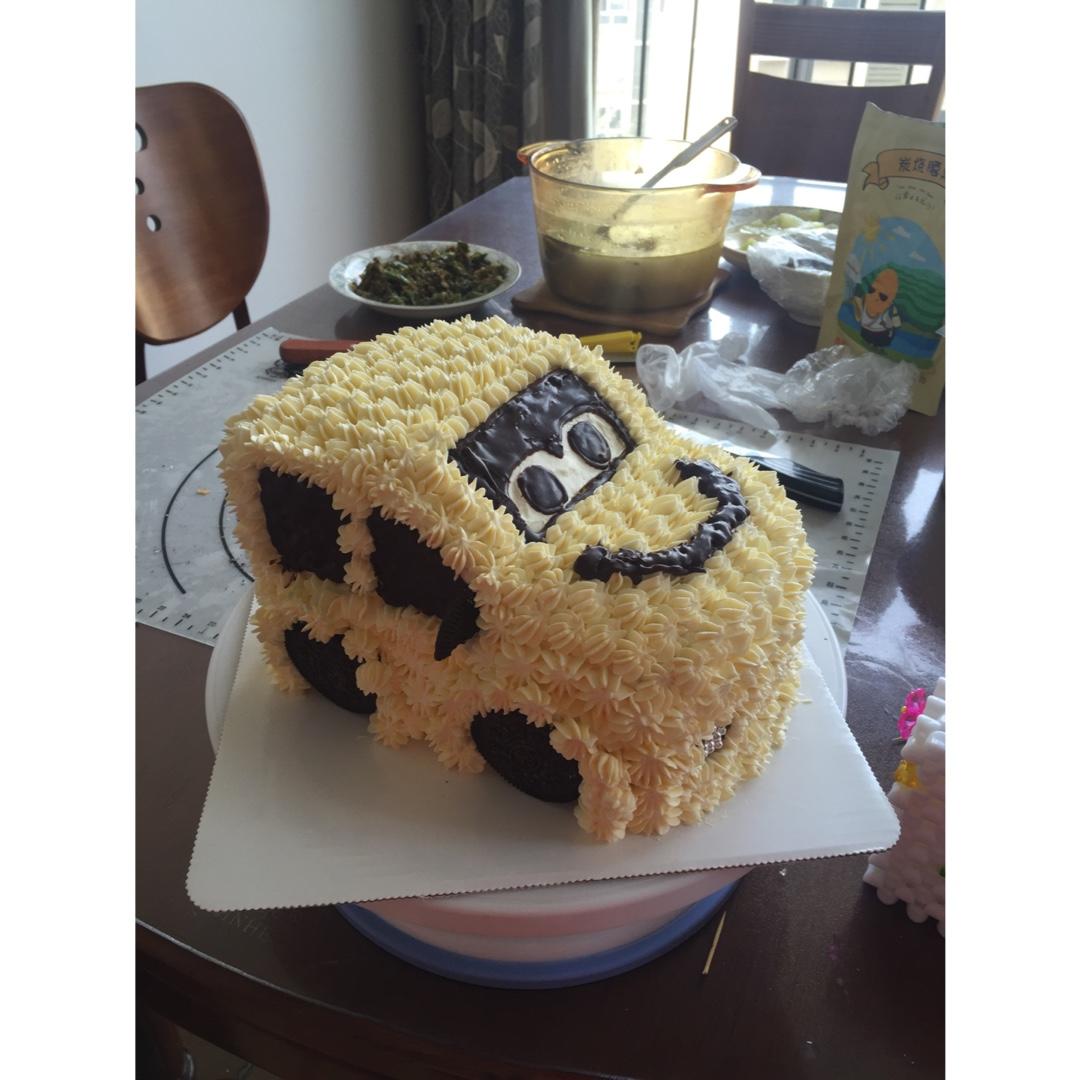 萌萌小汽车蛋糕