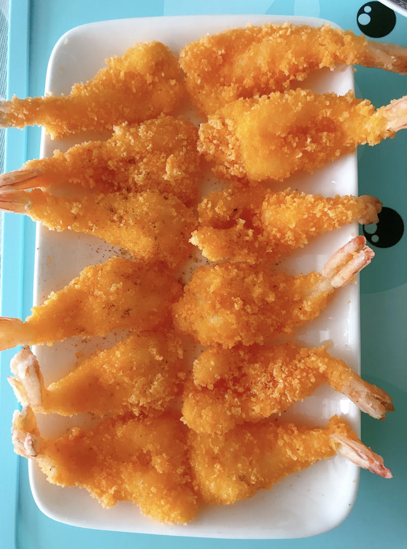 xiaolinpla做的黄金凤尾虾