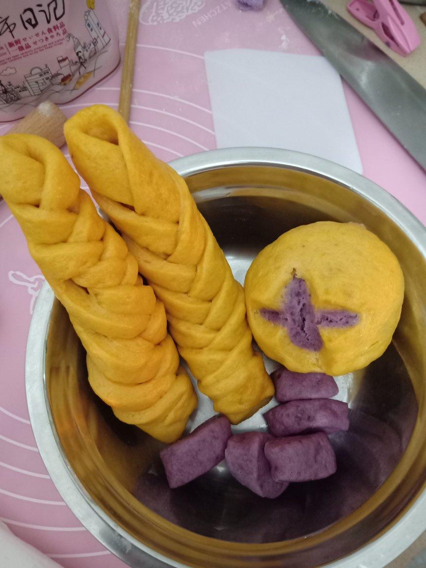 紫薯开花馒头
