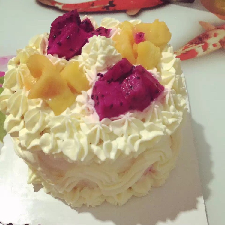 戚风芒果奶油蛋糕