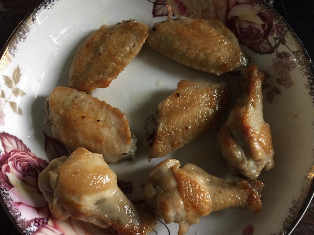 香煎鸡翅膀～无调味料版