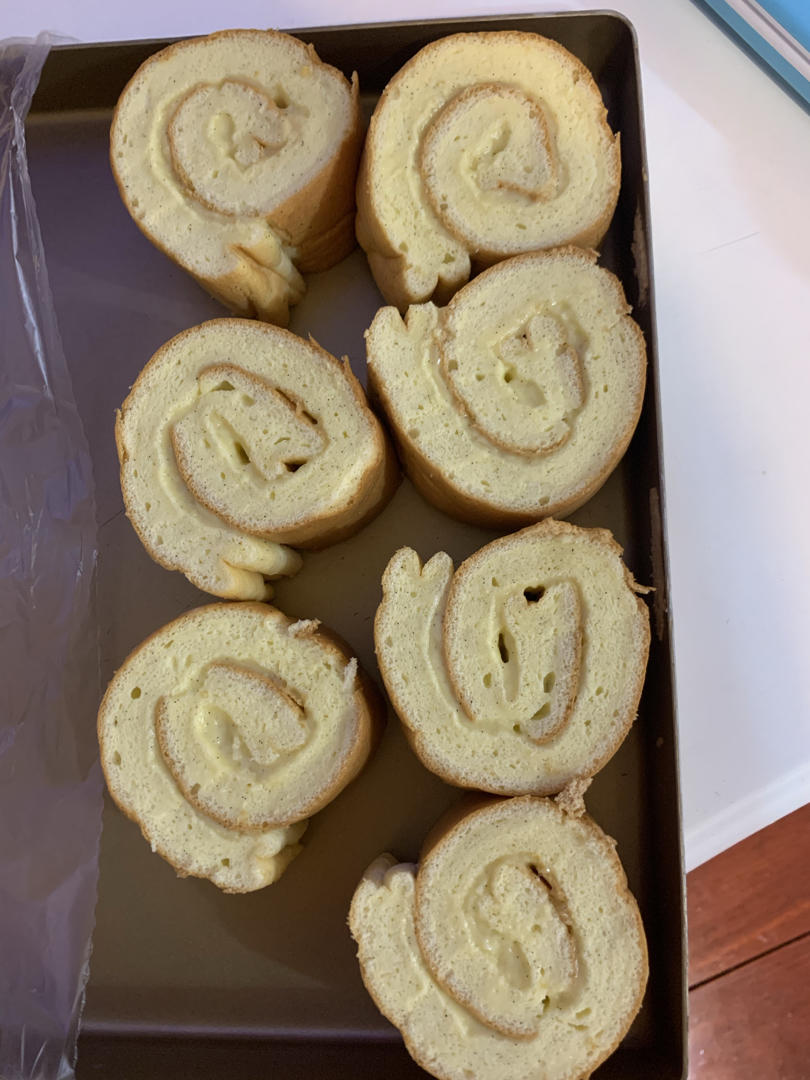 卡仕达奶油蛋糕卷【北鼎烤箱菜谱】