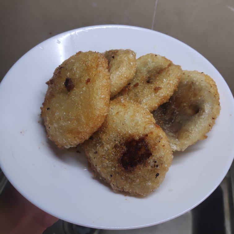 东北油炸糕（糯米粉豆沙馅儿）不翻车很简单