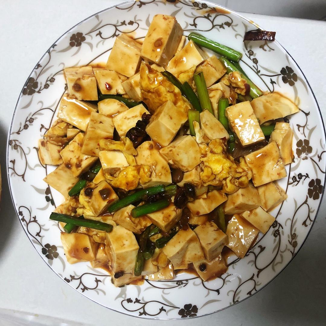 鸡蛋炒嫩豆腐