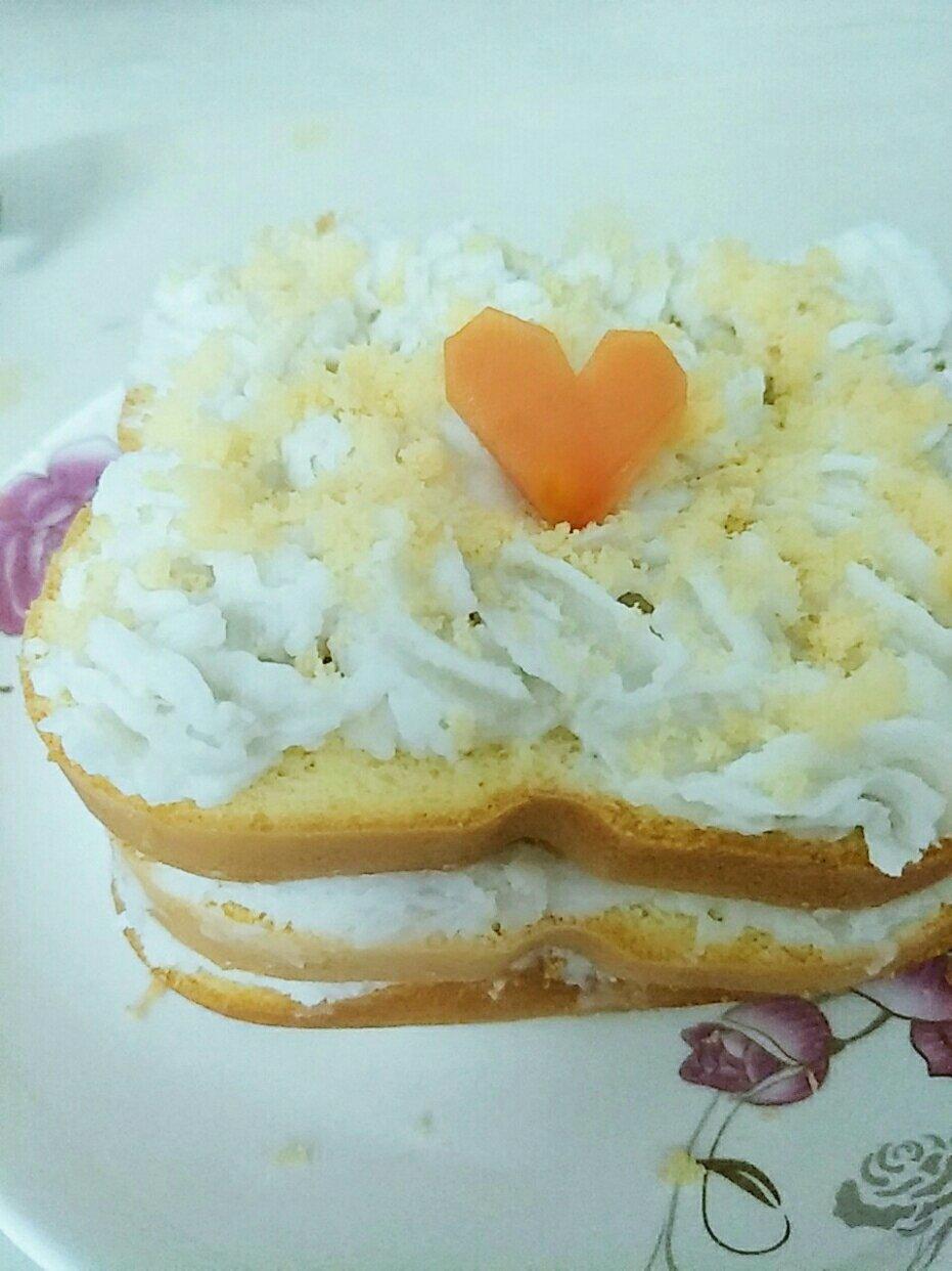 宝宝版本的生日蛋糕（无奶油）