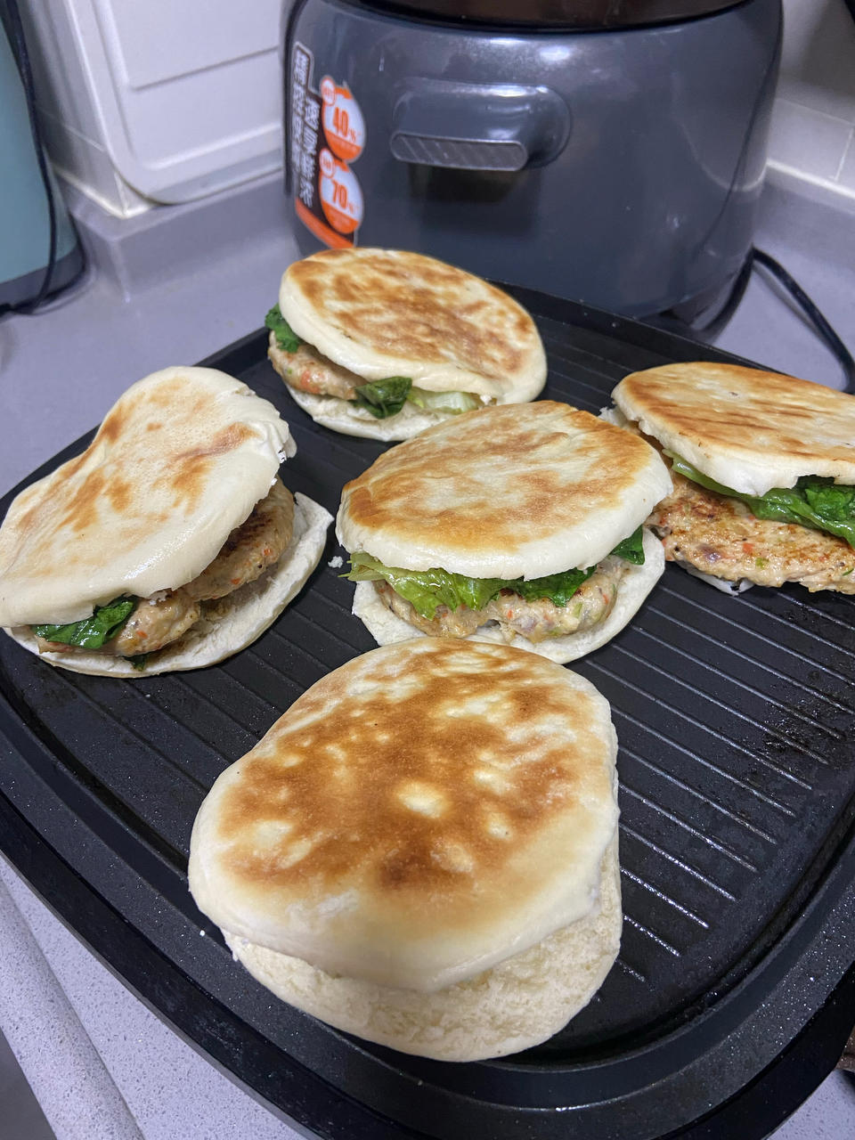 汉堡猪肉饼