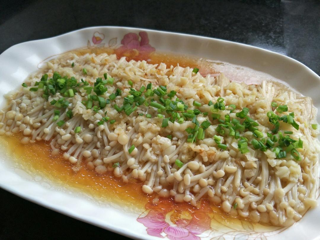 蒜蓉蒸金针菇