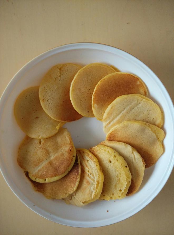 宝宝辅食～奶香玉米松饼的做法