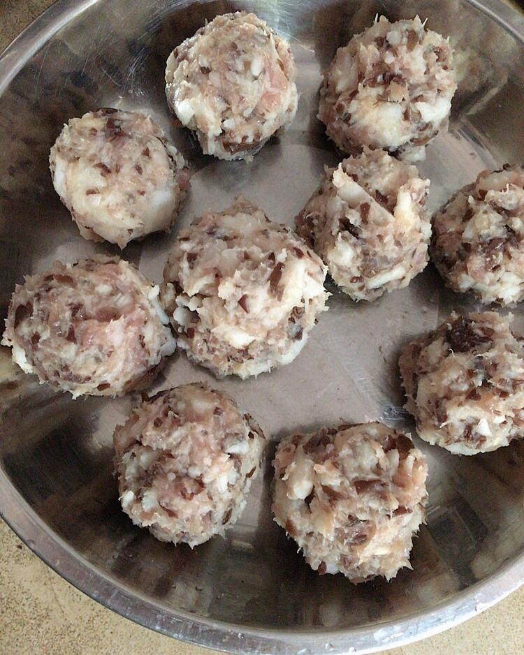 【山药丸子】肉丸子加点料，多吃不腻营养高！