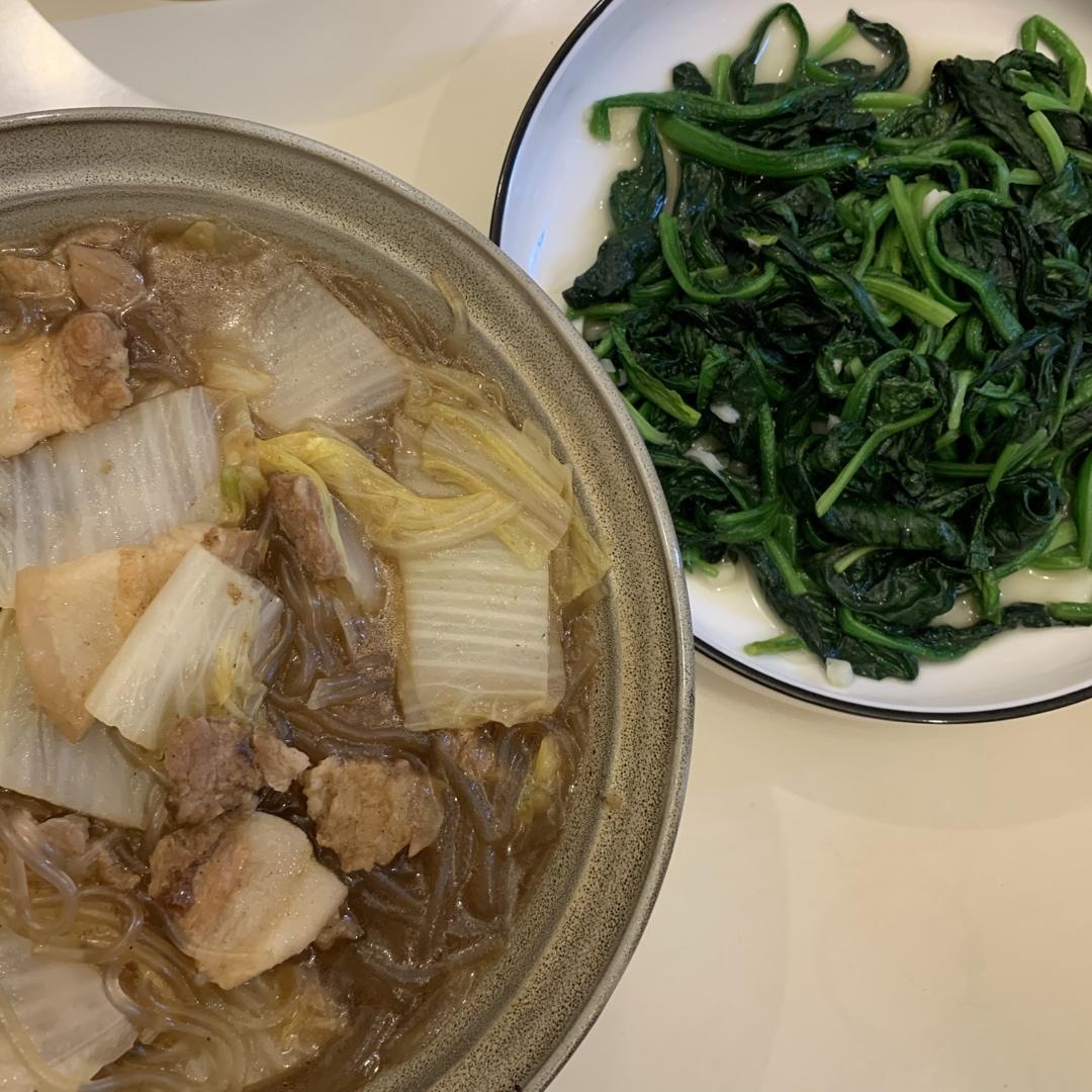 猪肉白菜炖粉条