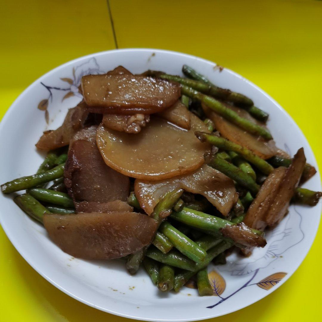 土豆炖豆角