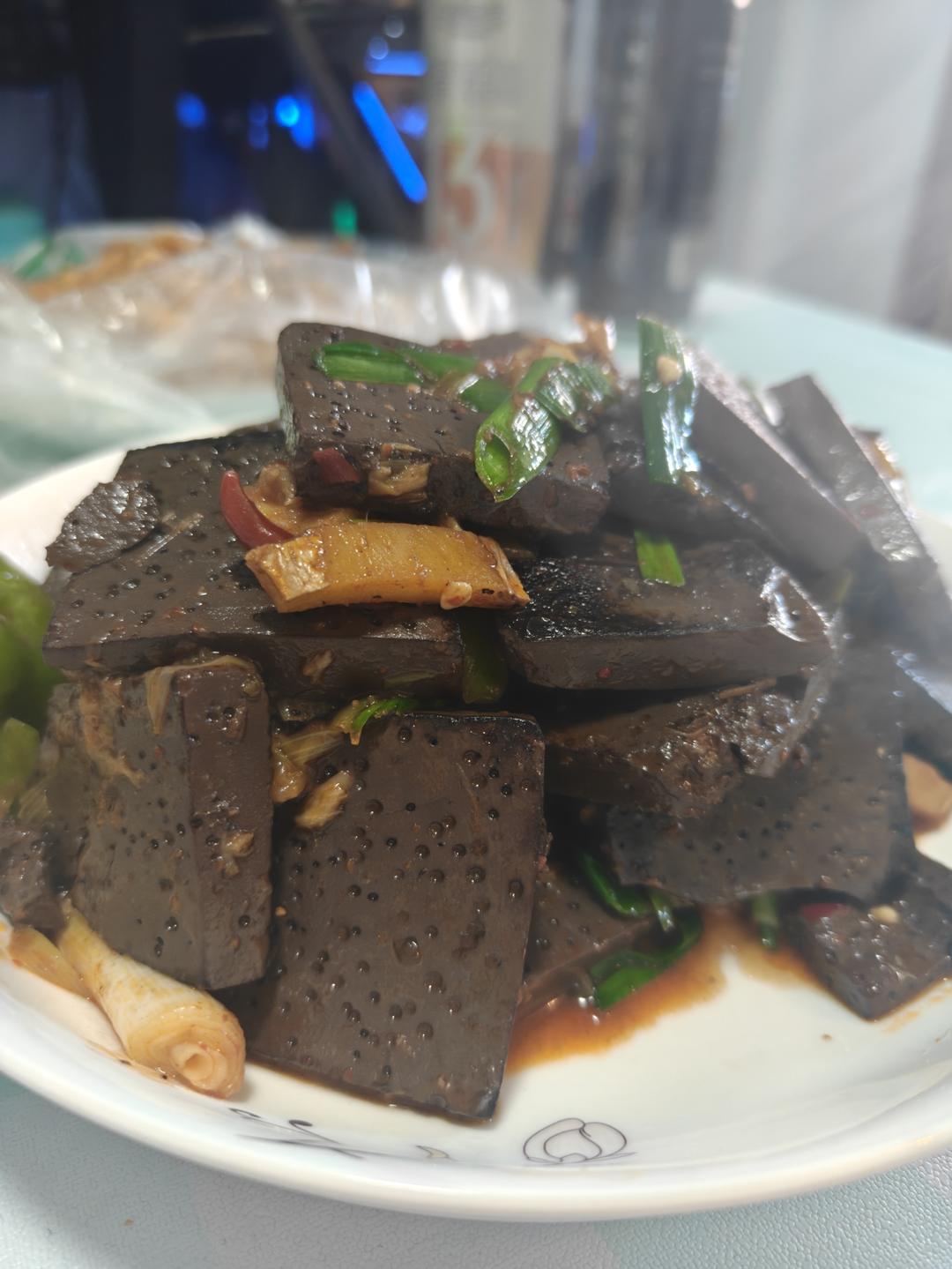 辣炒羊血（改良版）