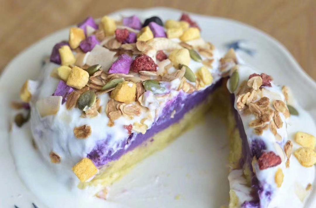 紫薯南瓜酸奶点心