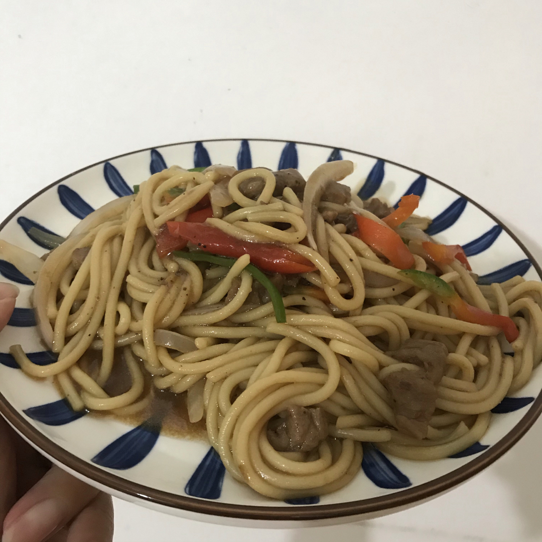 比餐厅好吃的黑椒牛柳意面🍝零失败简单教程