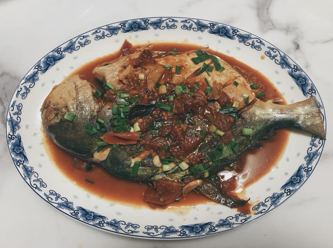 红烧金鲳鱼