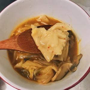 一人食/泡菜牛肉揪面片汤（不含韩式辣酱）的做法 步骤11