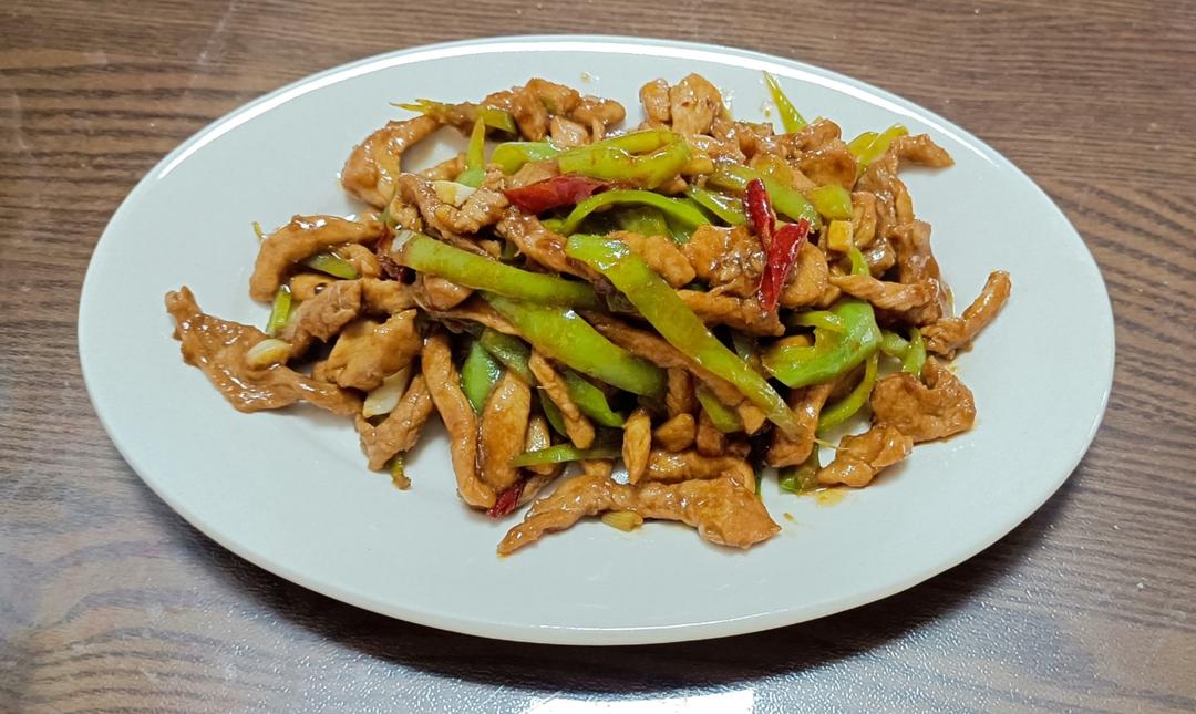 青椒炒肉丝