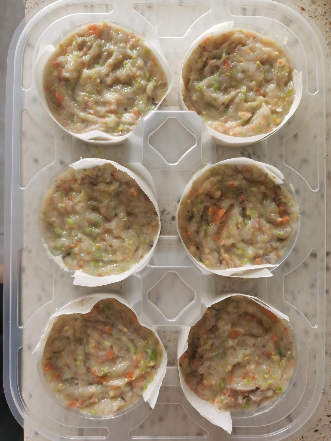 【女儿极力推荐】虾饼颗粒感玉米粒胡萝卜丁早餐搭档满口虾肉健身减脂蛋白质