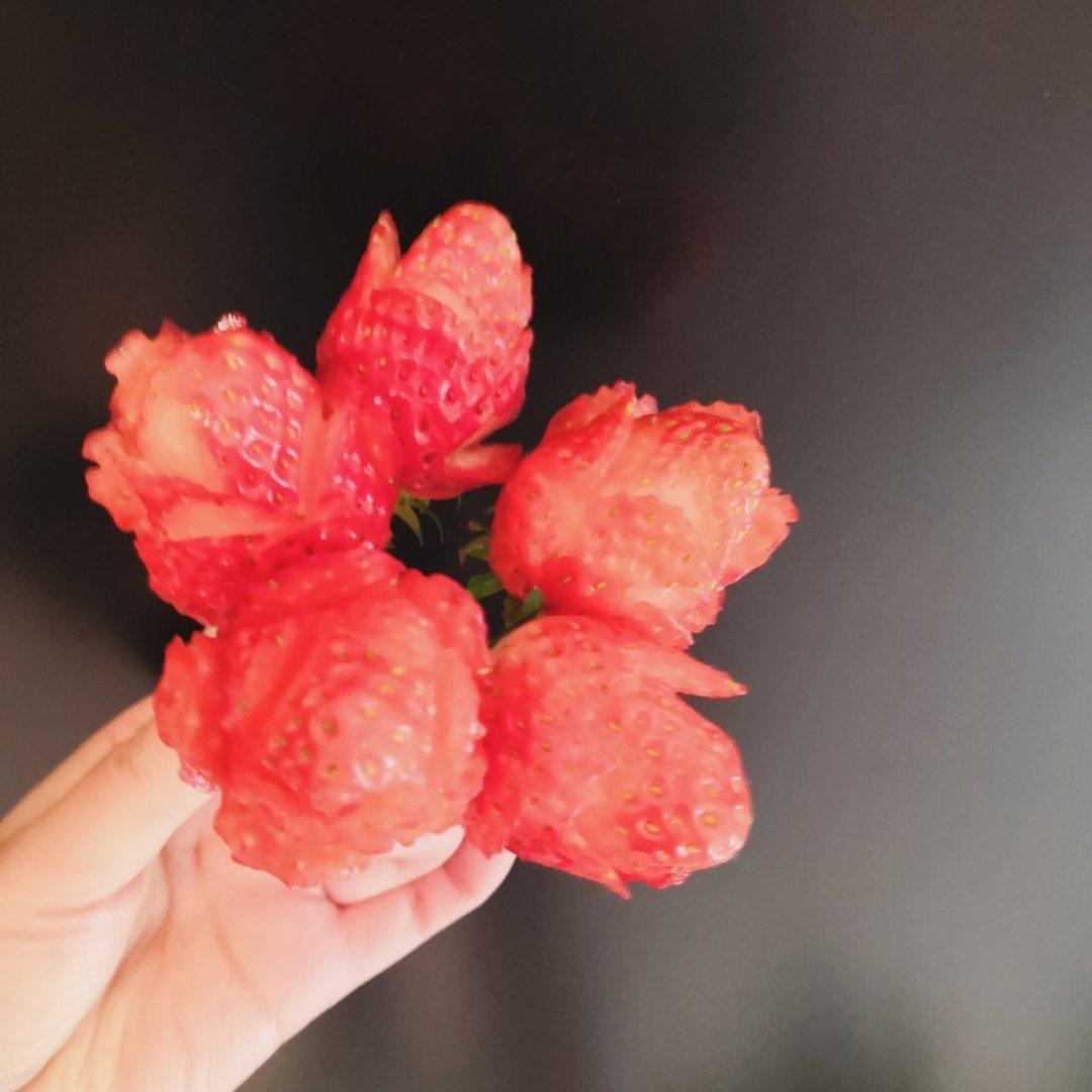 玫瑰花草莓