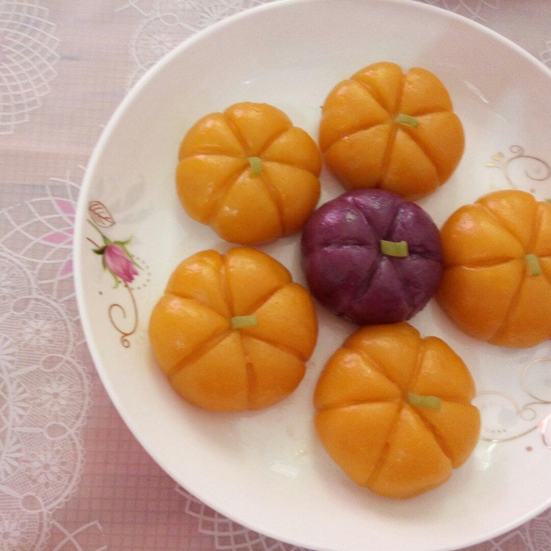 紫薯南瓜包