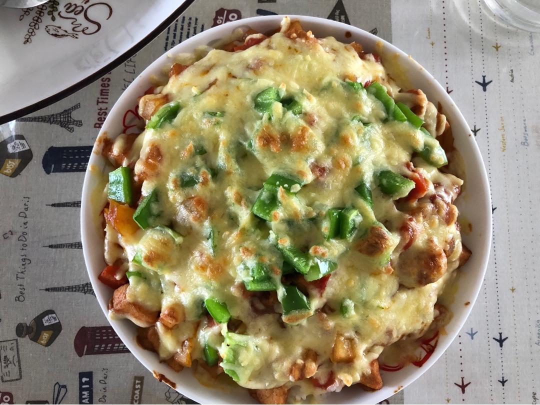番茄鸡肉浓情焗饭【两人份】