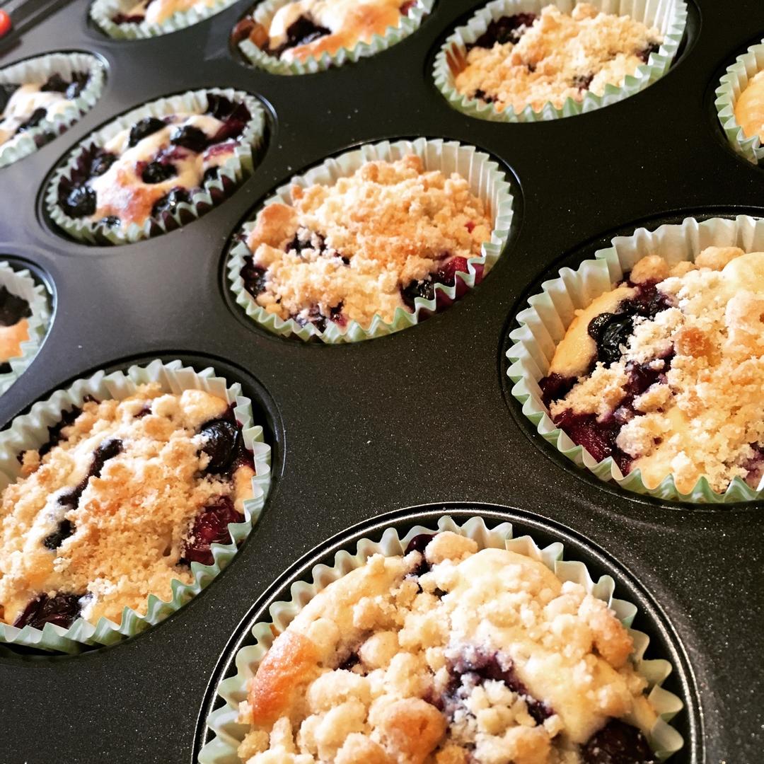 金宝顶爆浆蓝莓乳酪马芬（PH+川上文代）