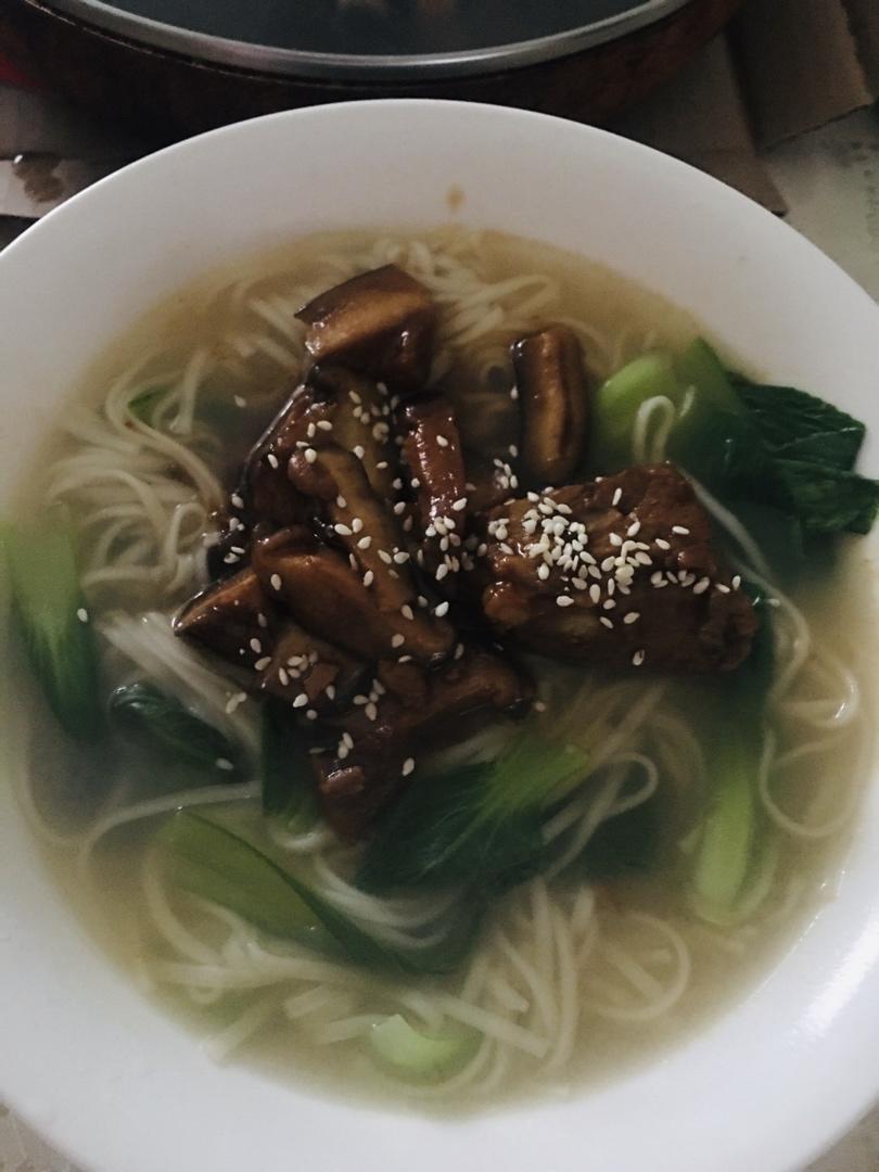 红烧排骨面