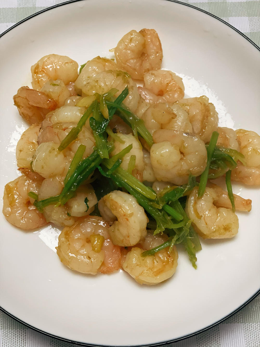 西芹炒虾仁