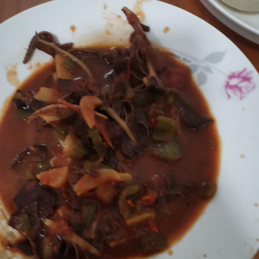 番茄青椒牛百叶