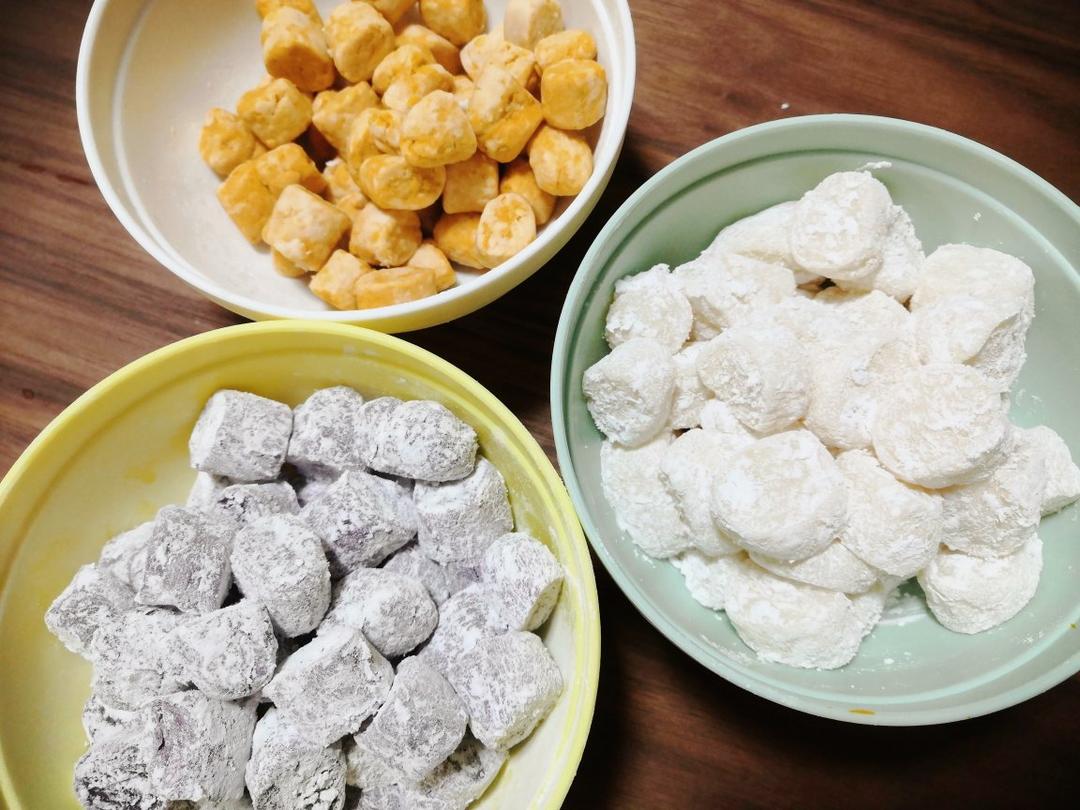 自制三色芋圆1⃣️（附上窍门详细比例）