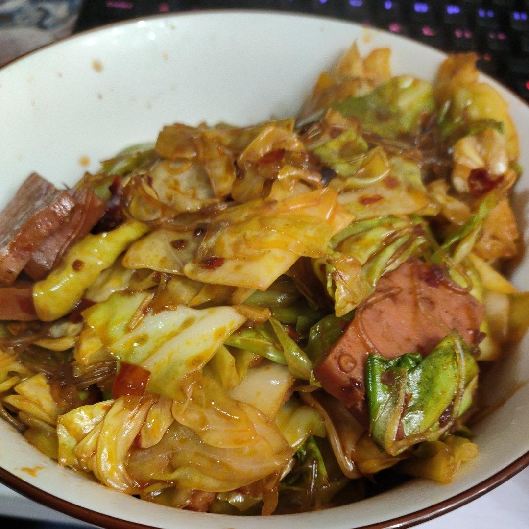包菜粉丝（粉丝炒包菜）