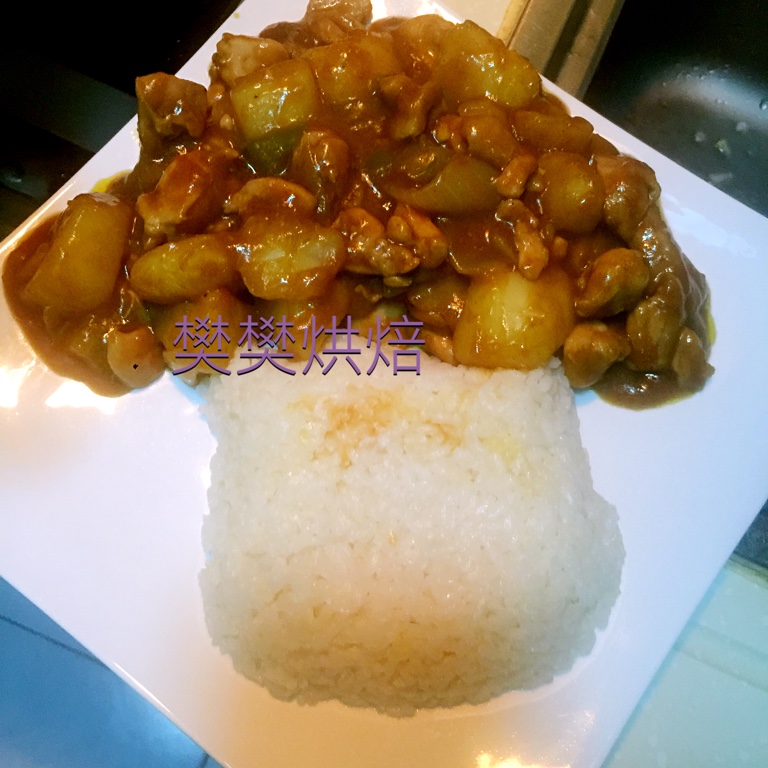 咖喱鸡肉饭