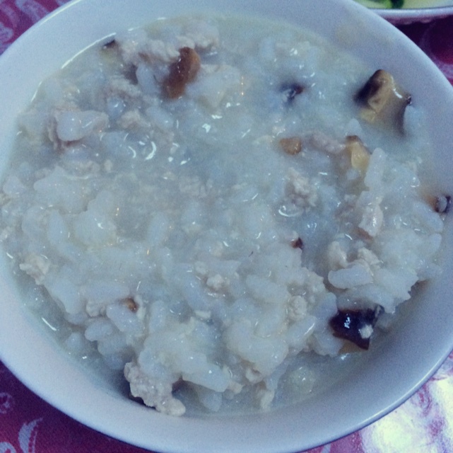香菇瘦肉粥