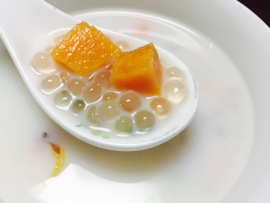 紫薯椰奶西米露