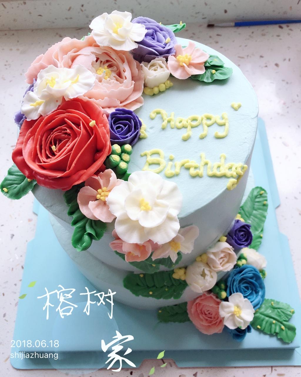 戚风蛋糕（不回缩，裱花打底首选）