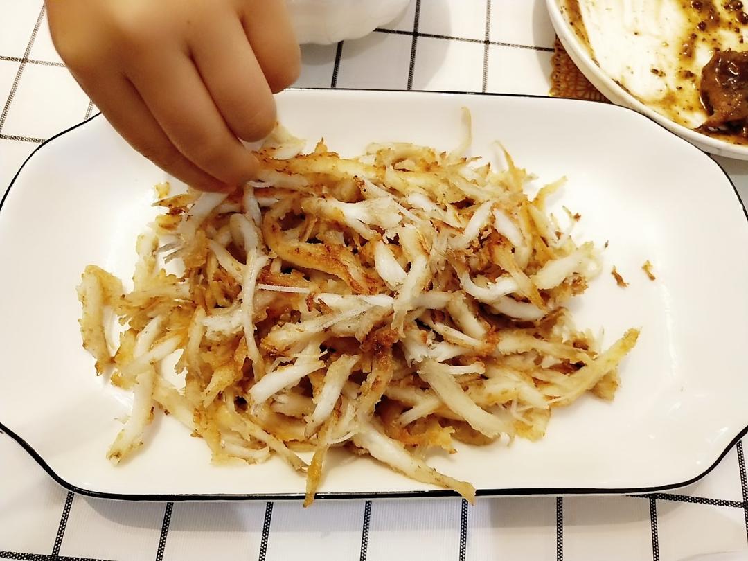 香煎银鱼