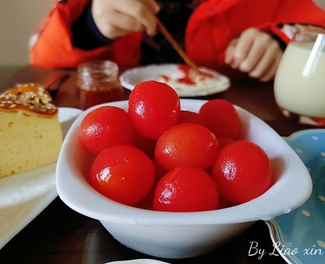 梅浸小番茄的做法