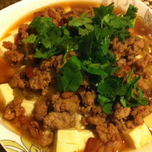 肉末蒸豆腐
