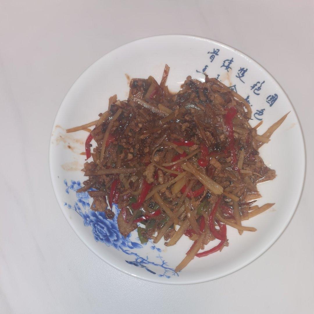 肉末青椒土豆丝
